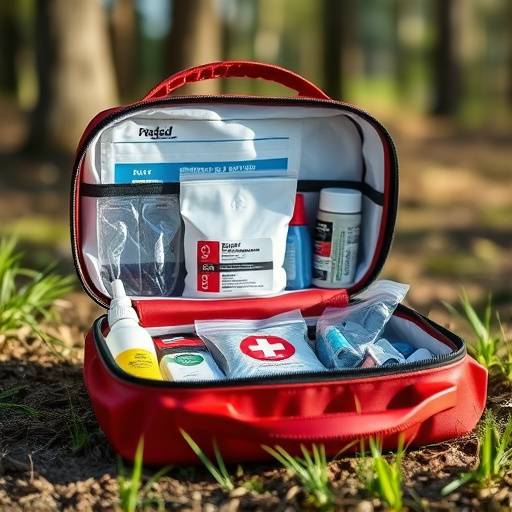 A comprehensive first-aid kit for outdoor use